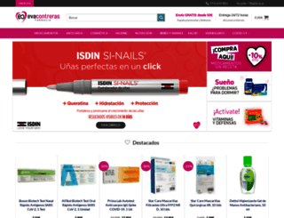 farmaciaevacontreras.com screenshot