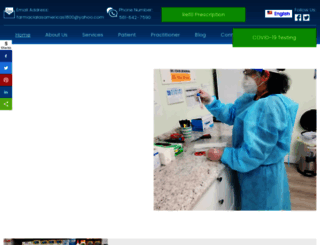 farmacialasamericasllc.com screenshot