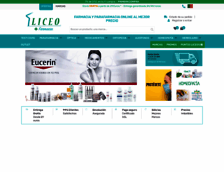 farmacialiceo.com screenshot