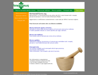 farmaciediturno.org screenshot