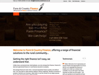 farmandcountryfinance.co.uk screenshot