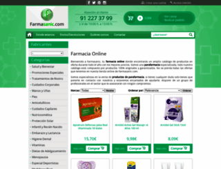 farmasanic.com screenshot