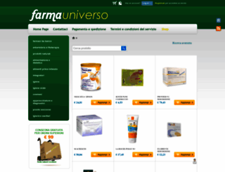 farmauniverso.it screenshot