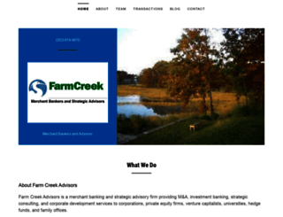 farmcreekadvisors.com screenshot