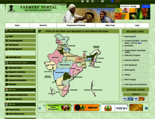 farmer.gov.in screenshot