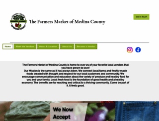 farmersmarketofmedina.com screenshot
