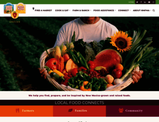 farmersmarketsnm.org screenshot