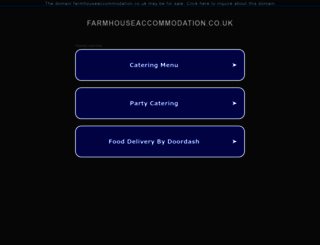 farmhouseaccommodation.co.uk screenshot