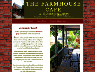 farmhousecafeandtearoom.com screenshot