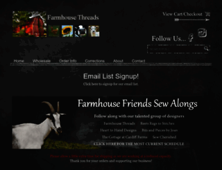 farmhousethreads.com screenshot