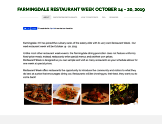 farmingdalerestaurantweek.weebly.com screenshot