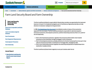 farmland.gov.sk.ca screenshot