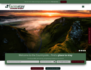 farmstay.co.uk screenshot