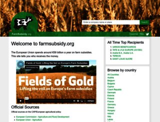 farmsubsidy.openspending.org screenshot