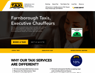 farnboroughtaxionline.co.uk screenshot