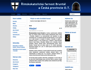 farnostbruntal.cz screenshot