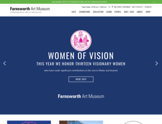 farnsworthmuseum.org screenshot