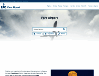 faro-airport.com screenshot
