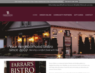 farrarsbistro.com screenshot