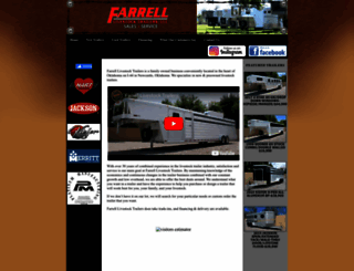 farrellivestocktrailers.com screenshot