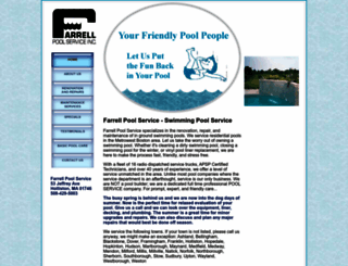 farrellpoolservice.com screenshot