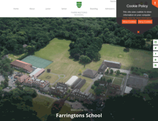 farringtons.org.uk screenshot