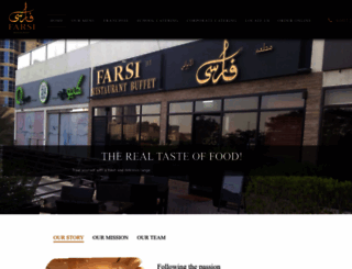 farsi-restaurant.com screenshot