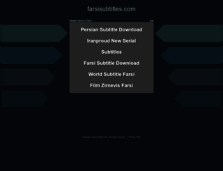 farsisubtitles.com screenshot