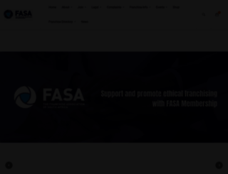 fasa.co.za screenshot