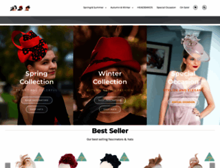 fascinators.com.au screenshot