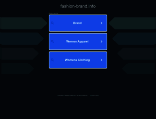 fashion-brand.info screenshot