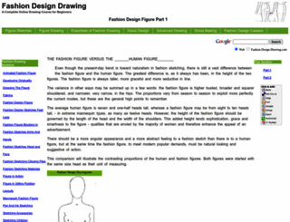 fashion-design-drawing.com screenshot