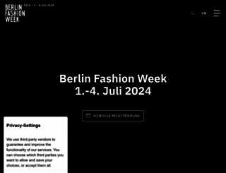 fashion-week-berlin.com screenshot