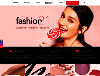 fashion21cosmetics.com screenshot