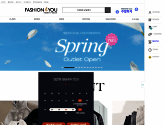 fashion4you.co.kr screenshot