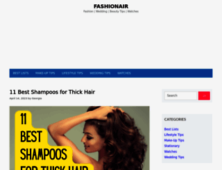 fashionair.com screenshot
