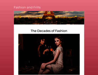 fashionandfrills.com screenshot