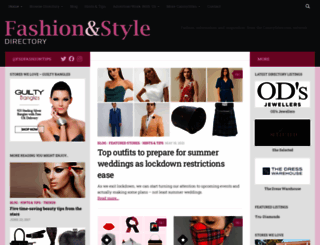 fashionandstyledirectory.co.uk screenshot