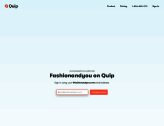 fashionandyou.quip.com screenshot