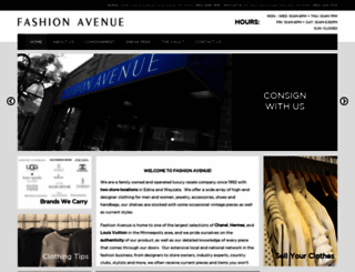 fashionavenueresale.com screenshot