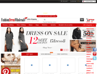 fashiondresswholesale.com screenshot