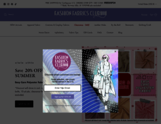 fashionfabricsclub.com screenshot