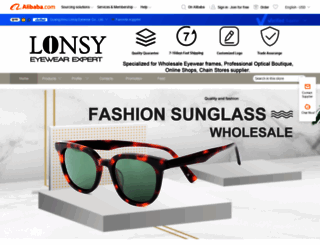 fashionglasses.en.alibaba.com screenshot
