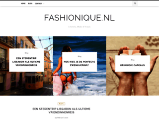 fashionique.nl screenshot
