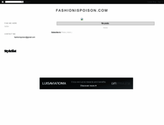 fashionispoison.blogspot.com screenshot