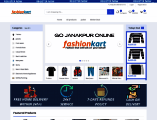 fashionkart.com.np screenshot