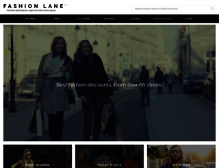 fashionlane.com screenshot