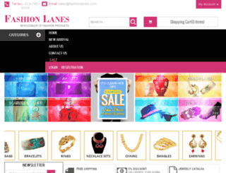 fashionlanes.com screenshot