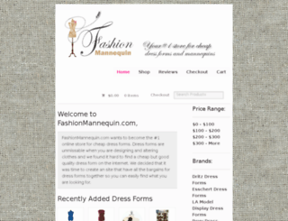 fashionmannequin.com screenshot