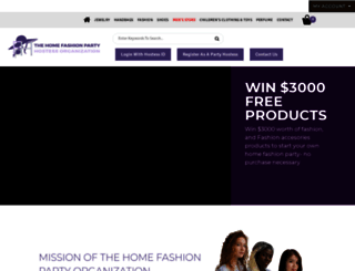fashionpartyhostess.com screenshot